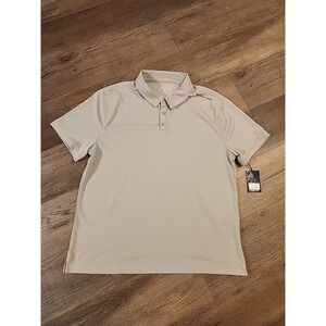 MUNICIPAL XL Golf SportCross Tech Men's Polo Shirt NEW Smoke Grey